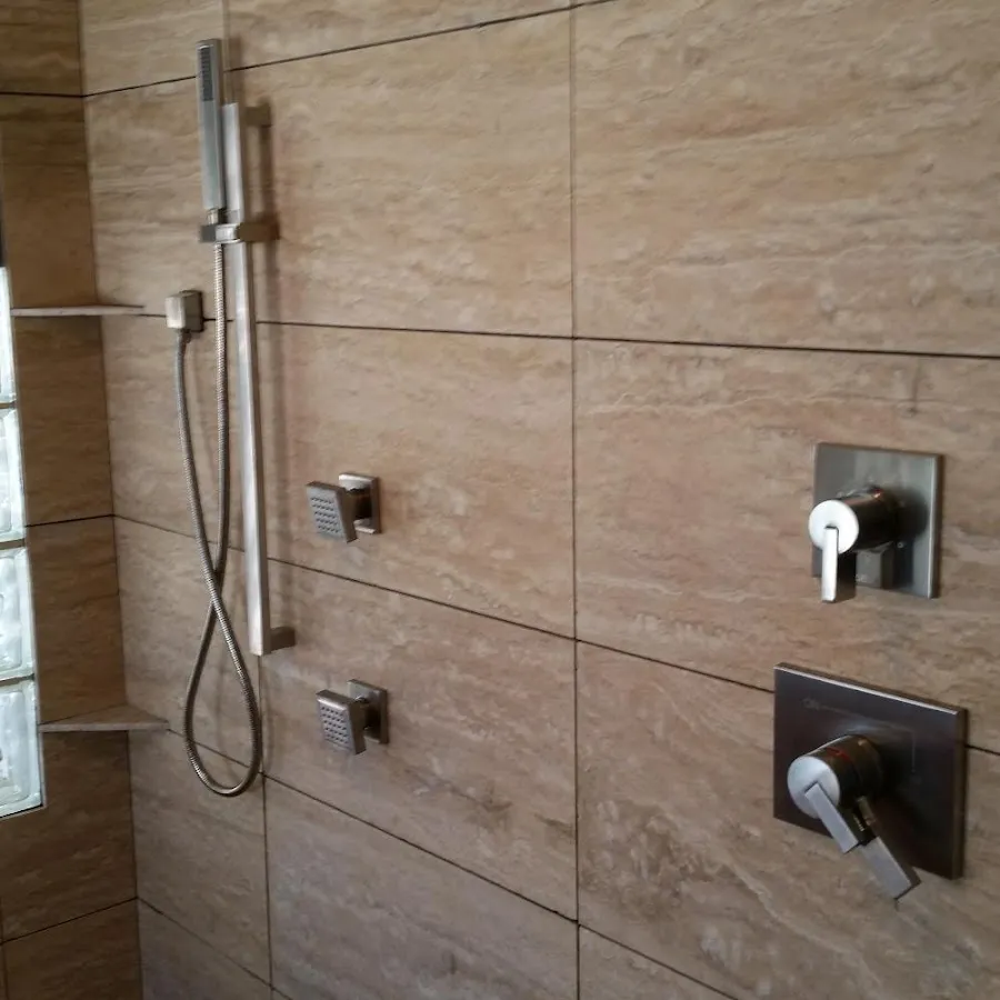 Shower fixture installation for Water Heater Installation in Frankford